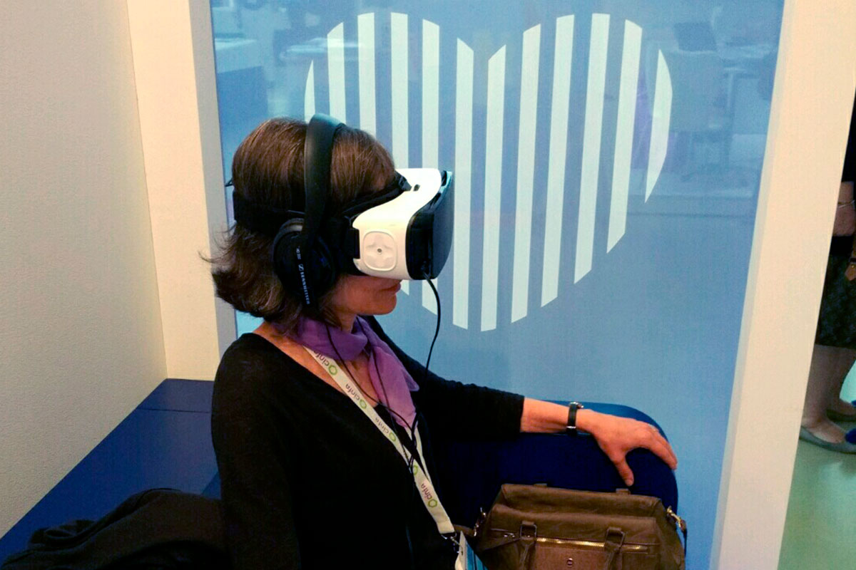 Boehringer Ingelheim. Stand de realidad virtual.